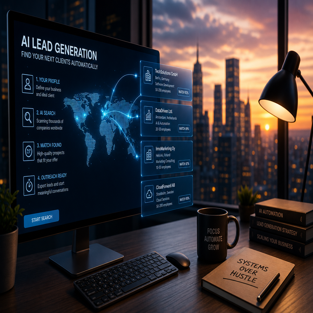 Lead Generation for Small Businesses: How AI Finds Your Next Client Automatically