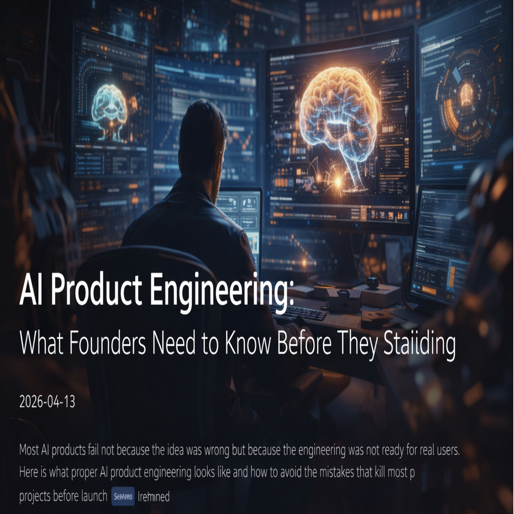 AI Product Engineering: What Founders Need to Know Before They Start Building ?